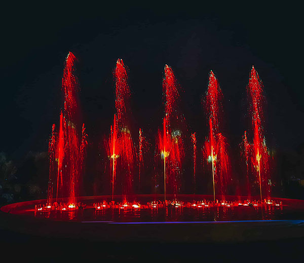 La fontana danzante